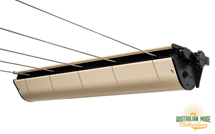 austral retractaway 50 plus classic cream with lines drawn out