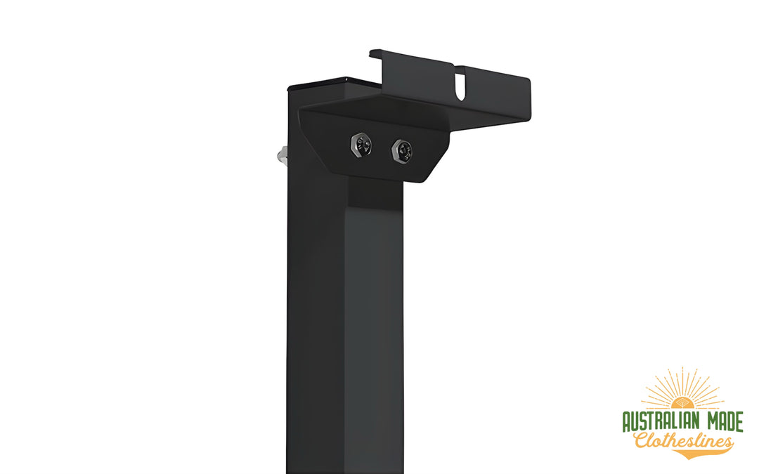 austral retractaway 50 plus monument clothesline post with catch in matching colour