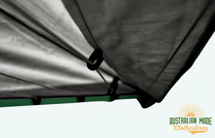 Rotary Clothesline Cover - Clothesline Cover - Clevacover - Australian Made Clotheslines - velcro straps