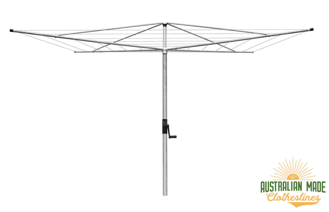 Austral Deluxe 4 Rotary Clothes Hoist - Galvanized - Australian Made Clotheslines