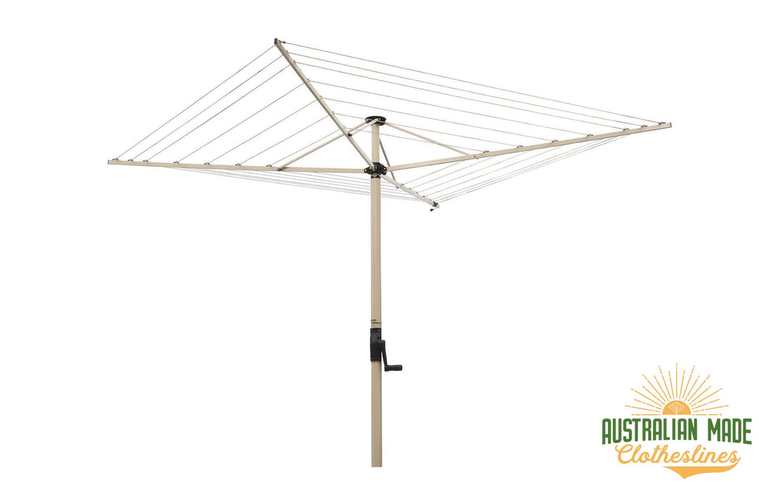 Austral Foldaway 45 Rotary Clothesline - Classic Cream - Australian Made Clotheslines