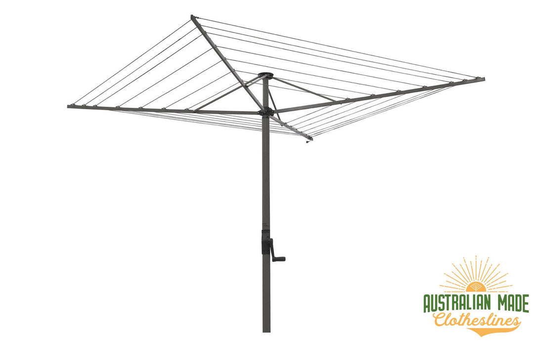Austral Foldaway 45 Rotary Clothesline - Woodland Grey - Australian Made Clotheslines