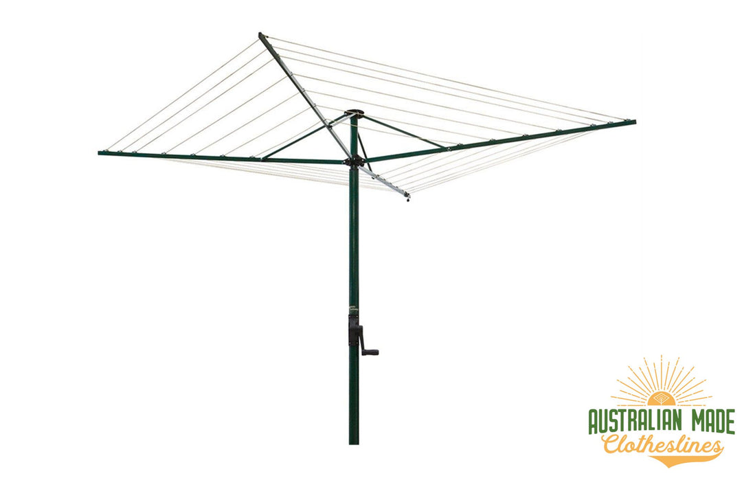 Austral Foldaway 45 Rotary Clothesline - Heritage Green - Australian Made Clotheslines