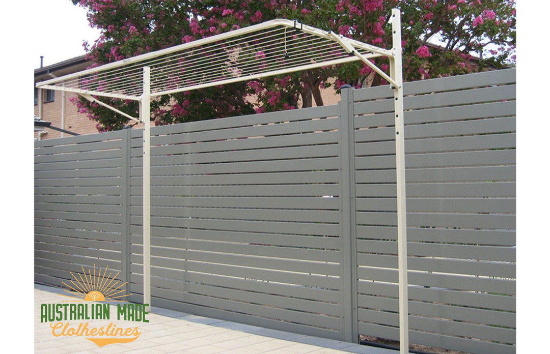 Austral Ground Mount Kit - Left Perspective - Australian Made Clotheslines