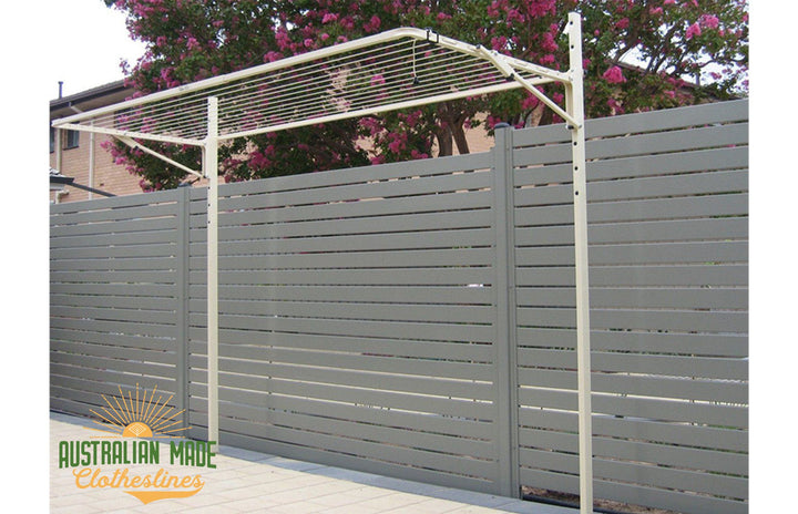 Austral Ground Mount Kit - Left Perspective - Australian Made Clotheslines