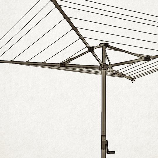 Australian made folding rotary clothesline by Austral