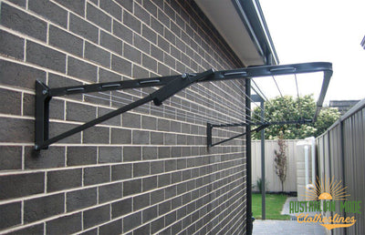 Austral Compact 28 Clothesline - Installed Wall Mounted - Australian Made Clotheslines