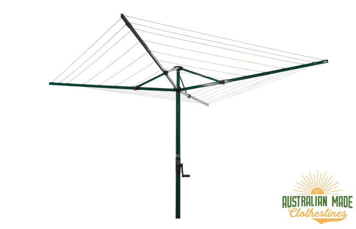 Austral Foldaway 51 Rotary Clothesline - Heritage Green - Australian Made Clotheslines