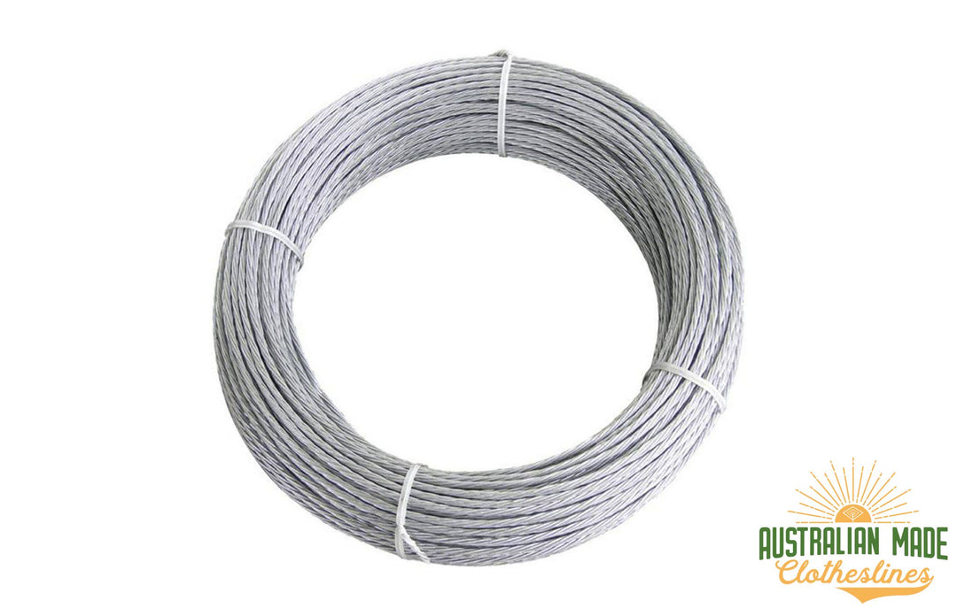 Austral Galvanised Clothesline Wire - Galvanised Rolled Wire - Clotheslines Installation Australia