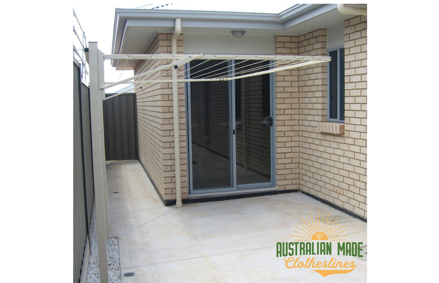 Austral Standard 28 Clothesline - Wall Mounted Installed - Australian Made Clotheslines