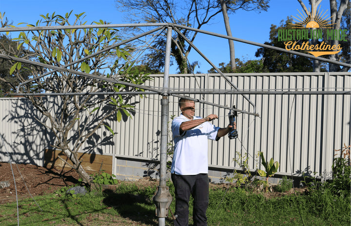 Clothesline Restring and Rewire Service - Clothesline Installation Restring and Rewire- Australian Made Clotheslines