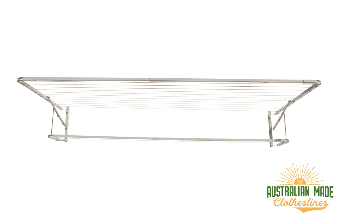 Eco Lowline Attachment - Surfmist Front View - Australian Made Clotheslines