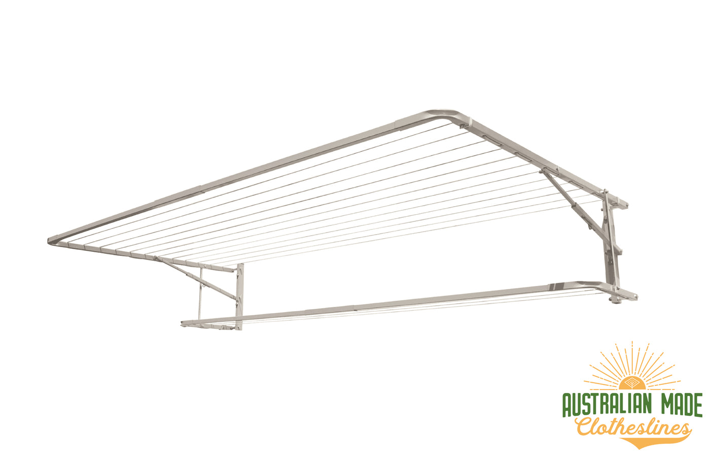 Eco Lowline Attachment - Surfmist Right Side Perspective - Australian Made Clotheslines