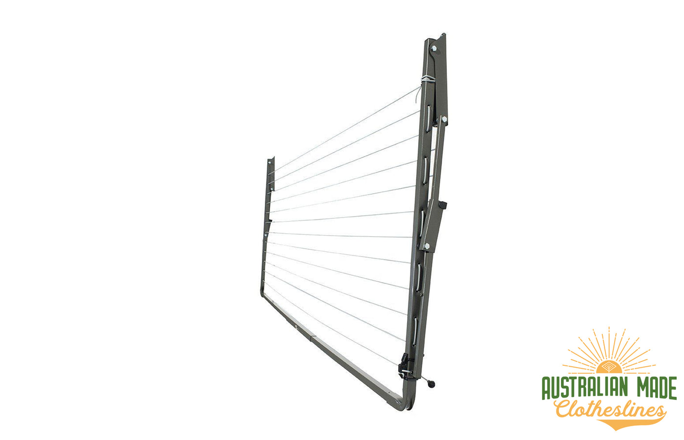 Austral Compact 28 Clothesline - Folded Down - Australian Made Clotheslines