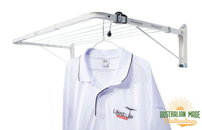 Austral Indoor Outdoor Clothesline - With Hanging Shirt - Australian Made Clotheslines