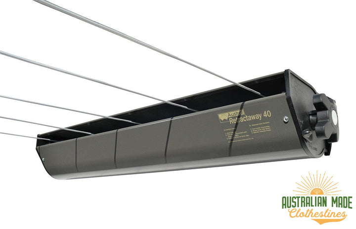 Austral Retractaway 40 Clothesline - Woodland Grey - Australian Made Clotheslines