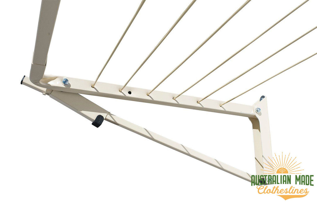 Austral Slenderline 20 Clothesline - Underneath Strings View - Australian Made Clotheslines